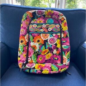 Vera Bradley Va Va Bloom pattern Laptop Backpack *NWOT*